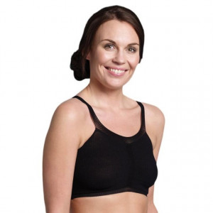 Bustiera Carriwell pentru gravide si alaptare Comfort Bra - Negru