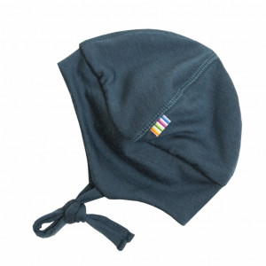 Caciula dublata Joha lână merinos - Baby Single Wool Storm Navy