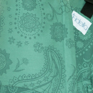 Marsupiu Ergonomic, Fidella Fusion Baby Wrap Conversion, Persian Paisley - Jungle