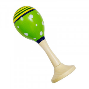 Mini maracas verde (14 cm)