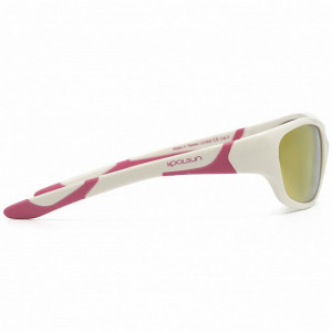 Ochelari de soare KOOLSUN, 3-8 ani - Sport- White Hot Pink