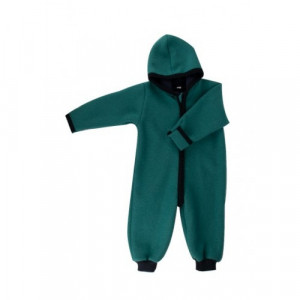 Overall din lână fiartă Iobio - Emerald