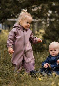 Overall impermeabil din softshell - Twilight Mauve Uni, Mikk-line