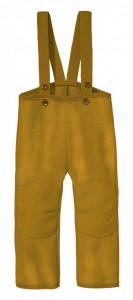 Pantaloni din lână fiartă Disana - Gold