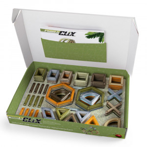PowerClix Natural Frames, 74 piese, Guidecraft