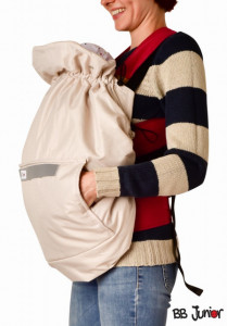 Protectie de iarna pentru marsupiu BB Junior-crem