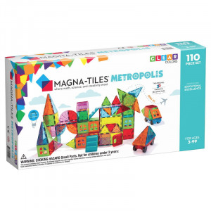 Resigilat: Magna-Tiles Metropolis set magnetic (110 piese)