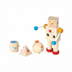Set de construcție începători - Construiește un robot, Plan Toys