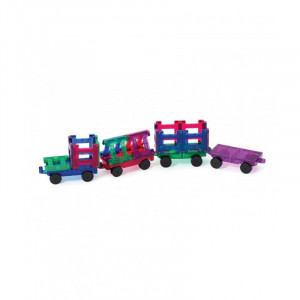 Set Playmags - 50 De Accesorii Pentru Construcții Magnetice + 5 Ferestre