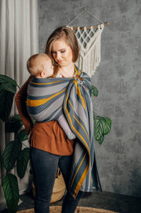 Sling cu inele Lennylamb - Smoky Honey