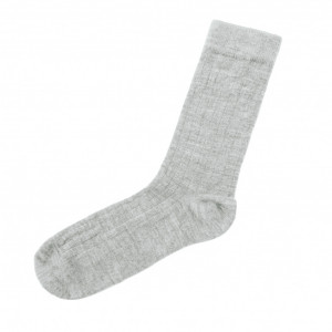 Șosete subtiri din lână merinos Joha - Grey Melange