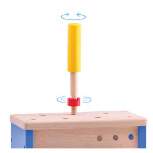 Banc de lucru si ladita cu scule 2 in 1, Wonderworld