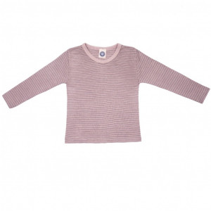 Bluza Cosilana lână merinos si mătase - Rose Grey