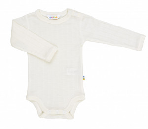 Body lână merinos si matase Joha - Basic White