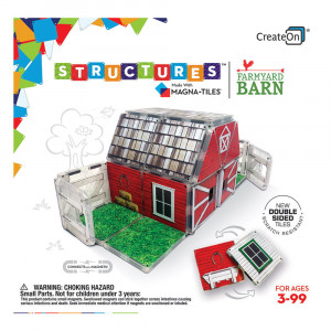 Hambarul de la ferma, Magna-Tiles Structures (31 piese)