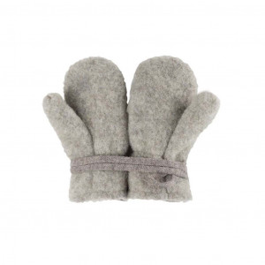 Mănusi din lână merinos fleece Pure Pure - Moonrock