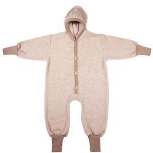 Overall Cosilana lână merinos fleece si bumbac - Latte Machiato