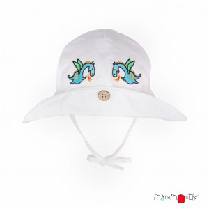 Pălărie ajustabilă Manymonths Original cânepă și bumbac - Natural Dragon