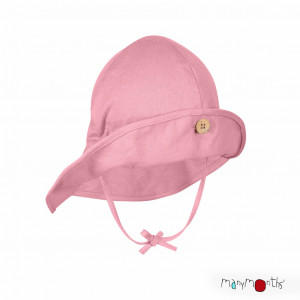Pălărie ajustabilă ManyMonths Original cânepă si bumbac - Strawberry Milk