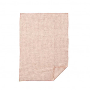 Patura bebelusi Klippan lână - Domino Baby Pink