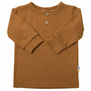 Bluză din lână merinos Joha - Single Wool Rusty