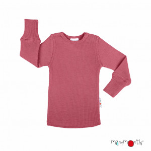 Bluză ManyMonths lână merinos - Earth Red