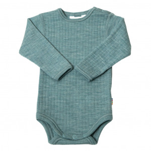 Body Joha din lână merinos - Basic Aqua Melange