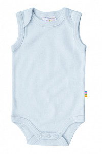 Body/maiou Joha din bumbac organic - Light Blue