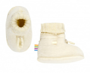 Botosei din lână merinos Joha - Basic White