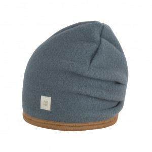 Căciulă beanie din lână merinos fleece Pure Pure - Storm Blue