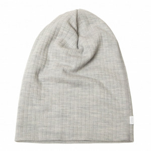 Caciulă dublată lână merinos Joha (adulti) - Basic Silver Melange