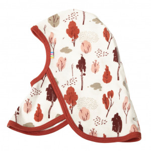 Cagulă lână merinos si bambus Joha - Chili Red Trees