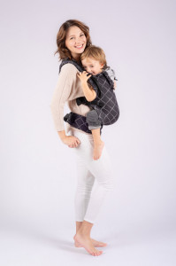 Marsupiu Ergonomic, Isara The Trendsetter, marime Toddler, Diamonda Black
