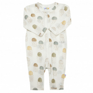 Jumpsuit Joha lână merinos si matase, cu fermoar - Jellyfish