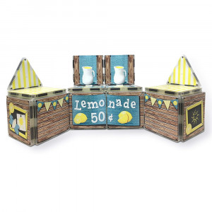 Magna-Tiles Structures, Lemonade Stand, 17 piese