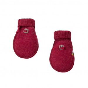 Manusi din lana merinos fleece Joha - Basic Fuchsia