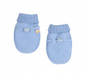 Manusi Joha lana merinos fleece - Basic Sky Blue