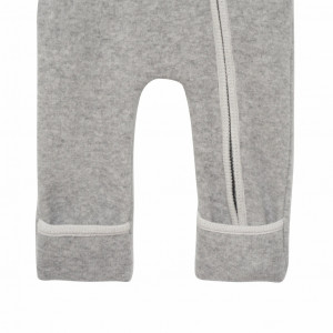 Overall din lână fiartă cu mănuși și botoșei, Stapf - Grey/Natur