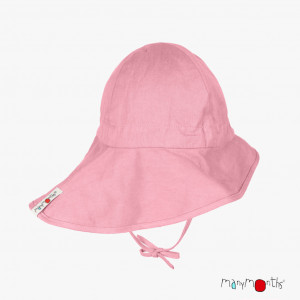 Pălărie ajustabilă ManyMonths Original cânepă si bumbac - Strawberry Milk