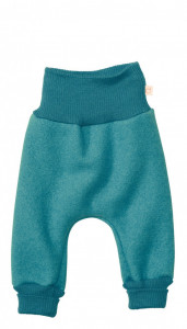 Pantaloni bloomers Disana lână organica boiled wool - Lagoon