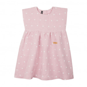 Rochie din in Pure Pure - Soft Pink