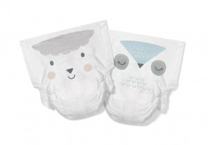 Scutece Hipoalergenice Eco Kit&Kin, Marimea 1, 2-5 kg, 40 buc