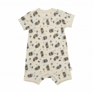 Summersuit din bambus extrafin si lână merinos - Winter Sky, Celavi