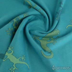 Wrap tesut, portbebe , Didymos - Geckos Emerald size 4 (3,7 m)