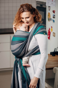 Wrap tesut Lennylamb - Smoky Mint - size S (4,2m)
