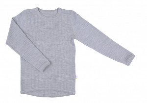 Bluză Joha lână merinos - Basic Grey