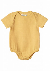 Body din muselină Organic by Feldman - Sun-ochre