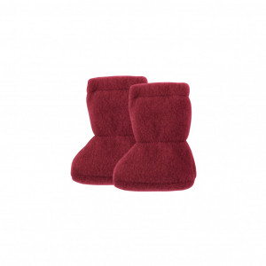 Botosei din lână merinos fleece Pure Pure - Burgundy