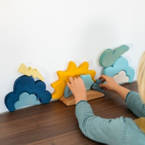 Building Set Wheather (Set de construit: Vremea) - Grimm's Spiel und Holz Design
