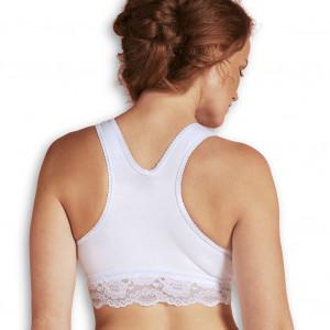 Bustiera pentru alaptare - Carriwell Lace Nursing Bra, Alb